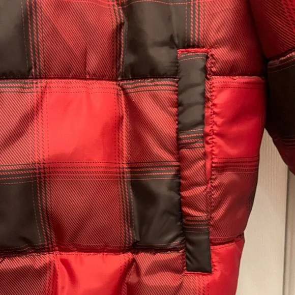 Universal Thread Red and Black Plaid Jacket - Picture 3 of 7